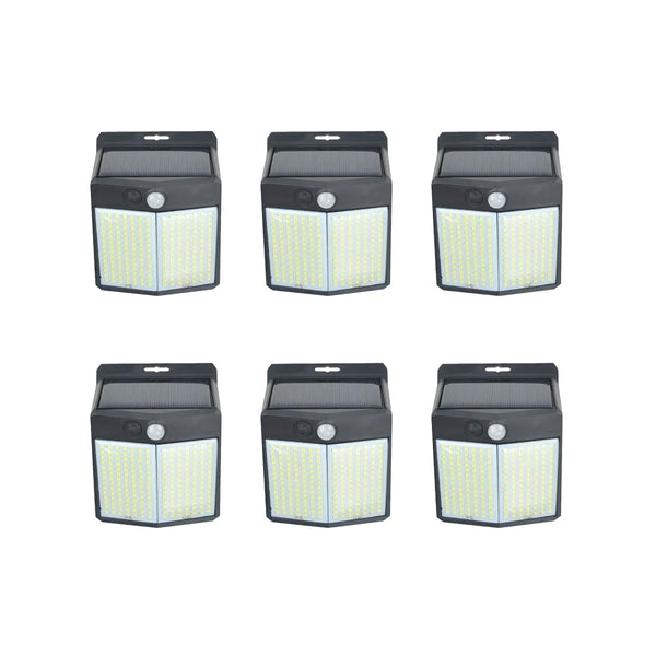 Pack 6 Aplique 196 Led Solar Contra Agua - Varietas Chile - Santiago