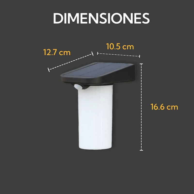 Pack 6 Unidades Aplique Solar Vertical - Varietas Chile - Santiago