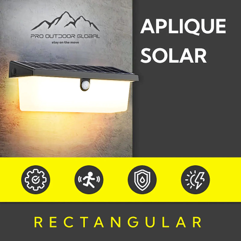 Pack 4 Aplique Solar Rectangular - Varietas Chile - Santiago
