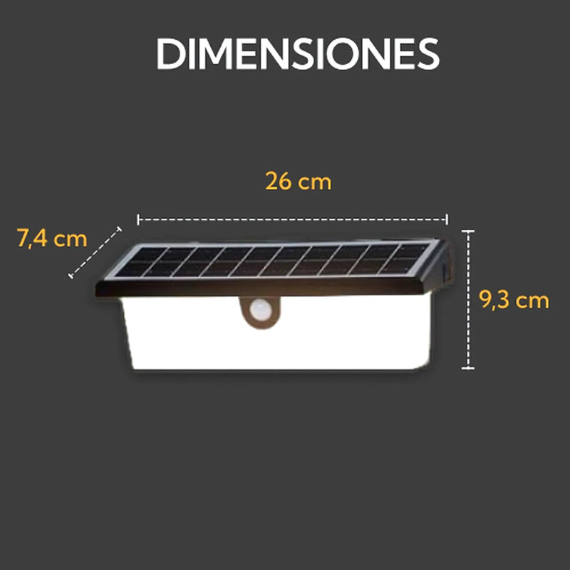 Pack 4 Aplique Solar Rectangular - Varietas Chile - Santiago