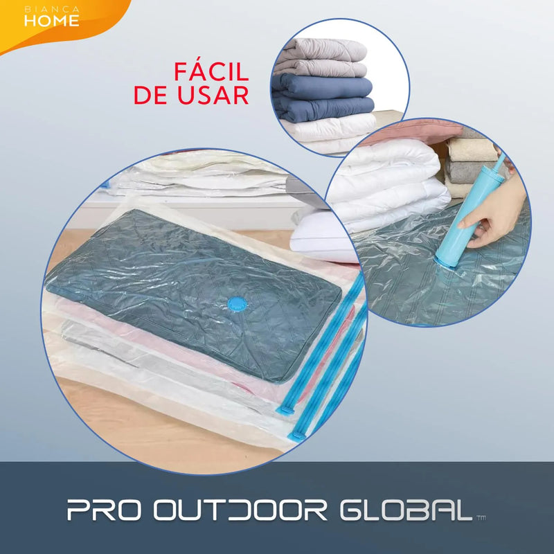 Bolsas Al Vacio Para Ropa Set 12 Bomba