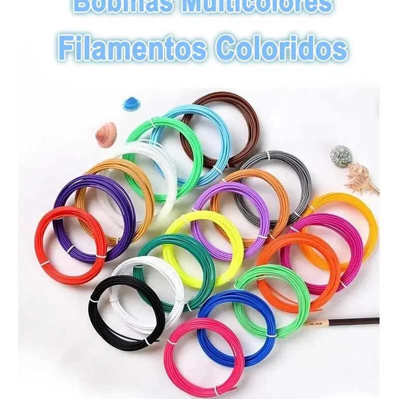 Filamentos 20 Unidad Para Lapiz D