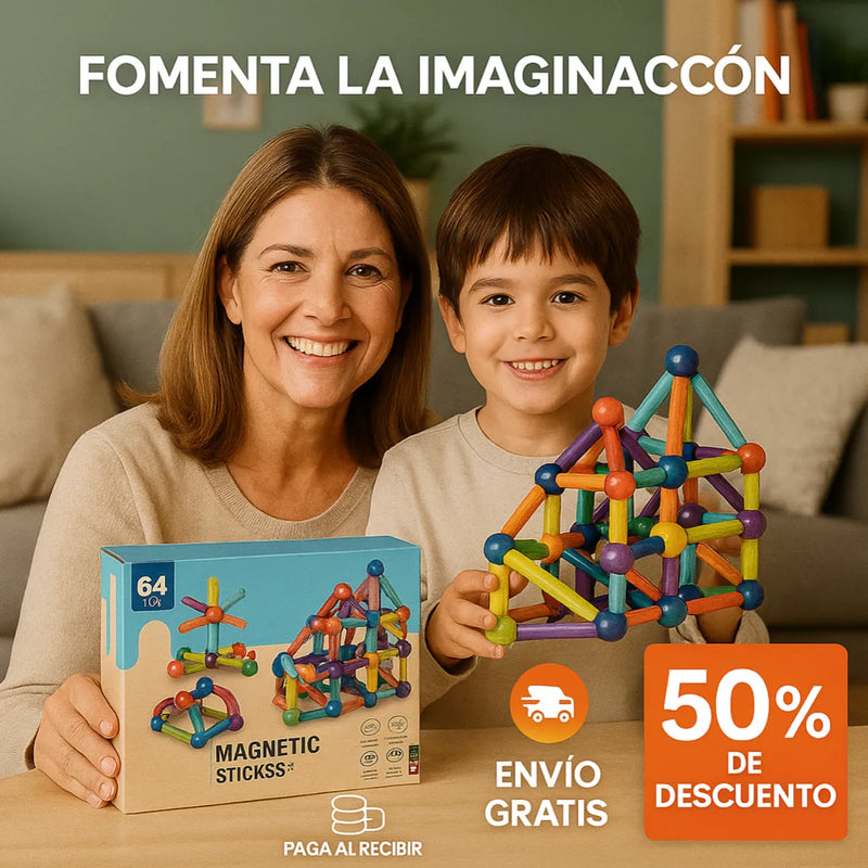 Magnetic Sticks Construye La Imaginació