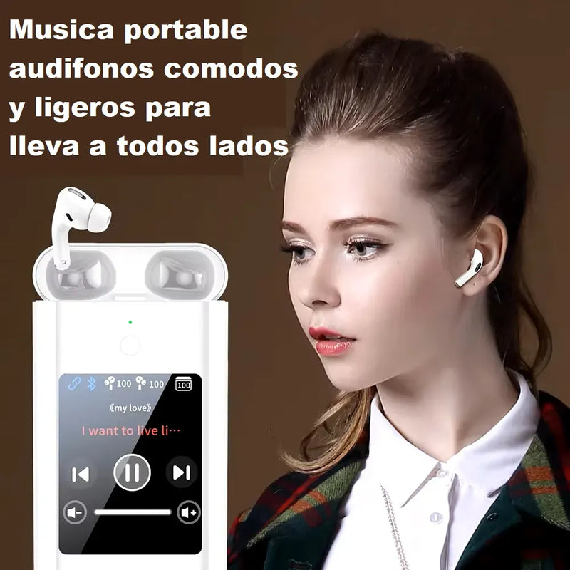 Audífonos Bluetooth Powerbank Pantalla