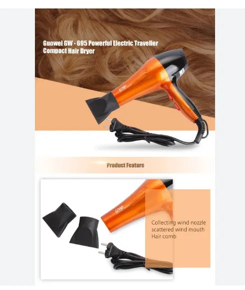 Secador De Pelo Bopai Bp 679 2200W Secad