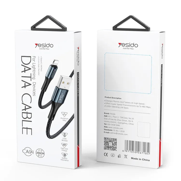 Cable Ip Usb 2M Yesido Ca94