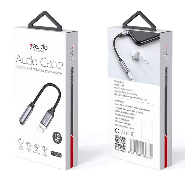 Cable Ip Audio Yesido Yau 21 12 Cm