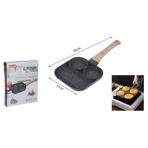 Sartén Antiadherente De 3 Divisiones