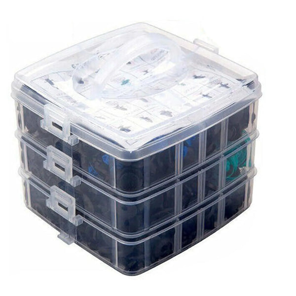 Kit Clip Broche Retención Plástico Auto