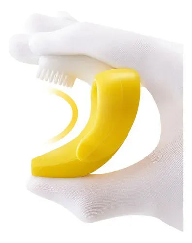 Mordedor Banana De Silicona Para Bebés