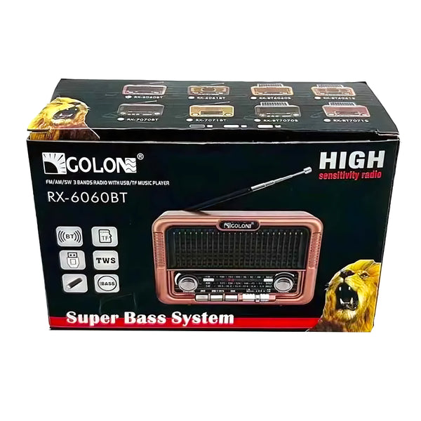 Radio Solar Vintage Am Fm Sw Bluetooth - Varietas Chile - Santiago