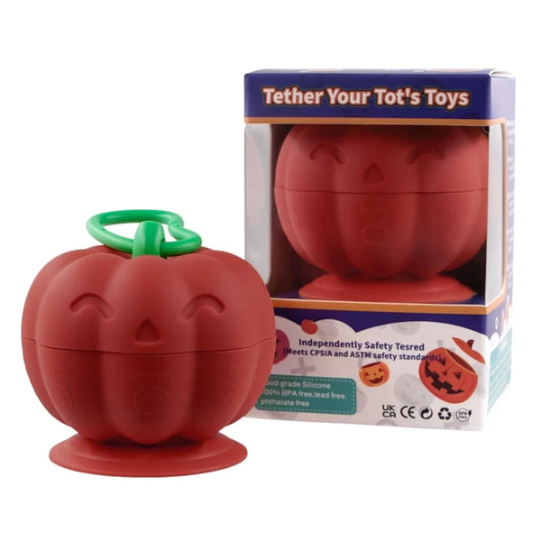 Porta Chupete Calabaza De Silicona Bebé