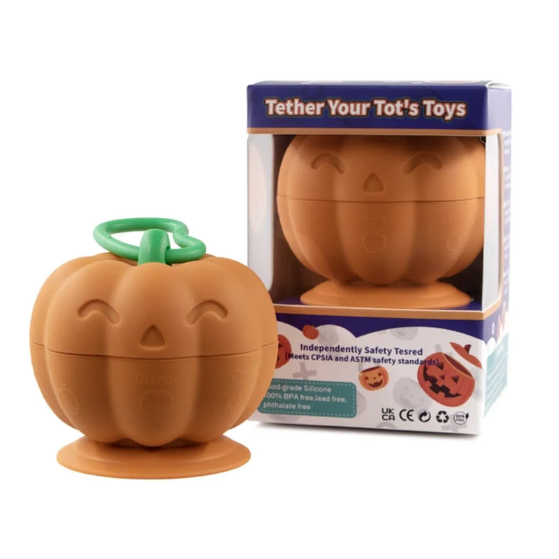 Porta Chupete Calabaza De Silicona Bebé