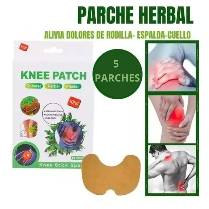 Pack Rodillera Elástica Parche Dolor