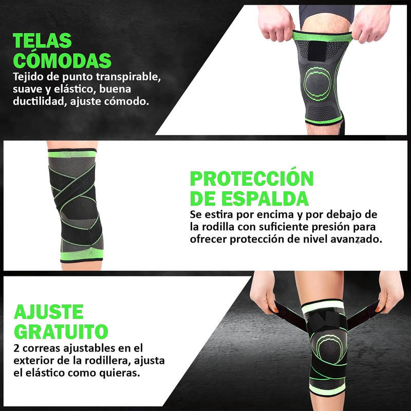 Pack Rodillera Elástica Parche Dolor - Varietas Chile - Santiago