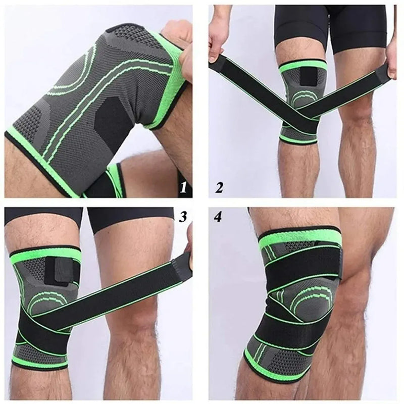 Pack Rodillera Elástica Parche Dolor