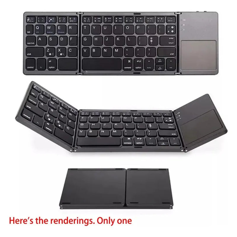 Teclado Plegable Inalambrico Mouse