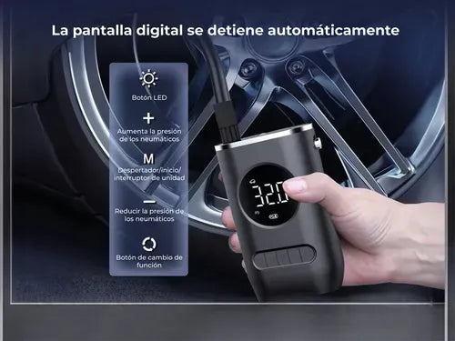 Inflador Portátil Inalámbrico Recargable -en tu casa Chile - Santiago