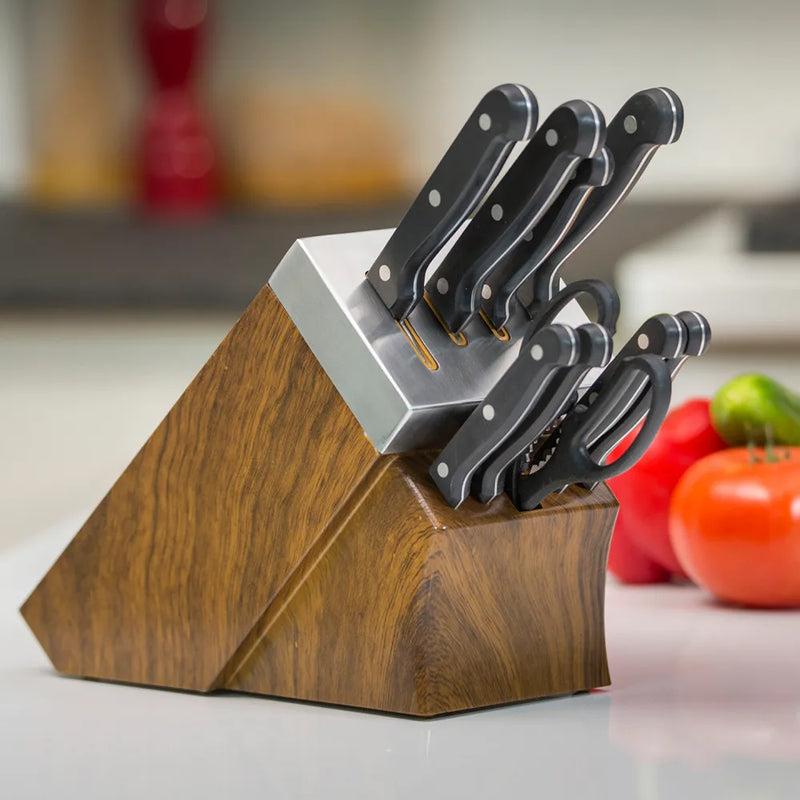 Chefs Edge 10Pz Acero C Bloque Afilador