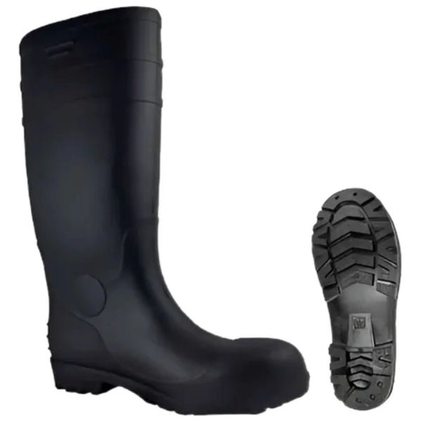 Botas Pvc Regalo Capa Impermeable T 40