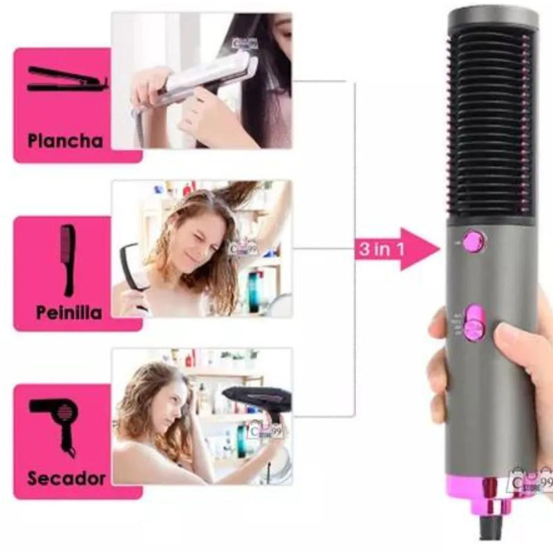 Cepillo Alisador Aire Caliente Full Plus