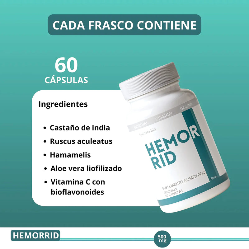 Alivio Rápido De Hemorroides Cápsulas X2 - Varietas Chile - Santiago
