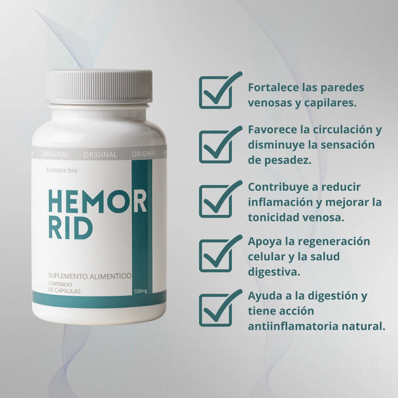 Alivio Rápido De Hemorroides Cápsulas X2