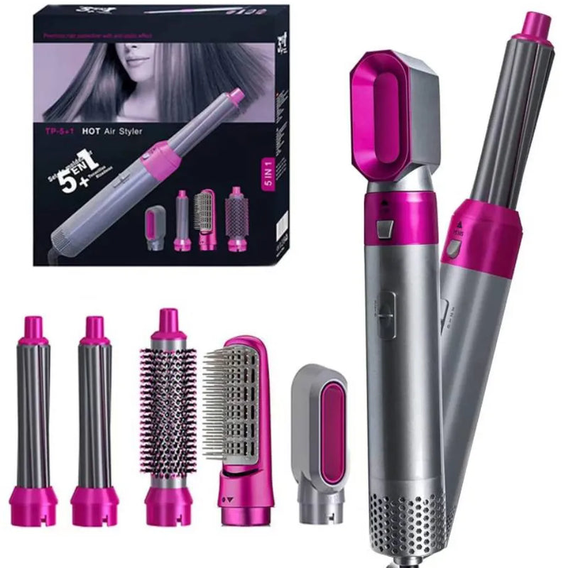 Peine 5En1 Secador De Pelo Multifuncion