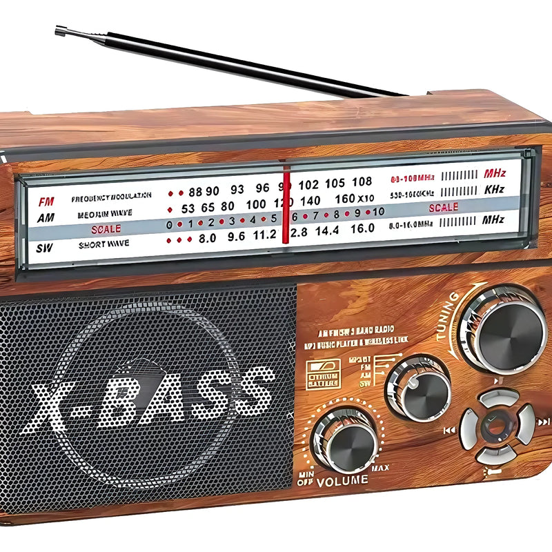 Radio Portátil Carga Solar Waxiba - Varietas Chile - Santiago