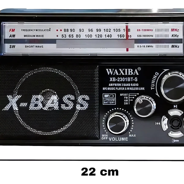 Radio Portátil Carga Solar Waxiba - Varietas Chile - Santiago