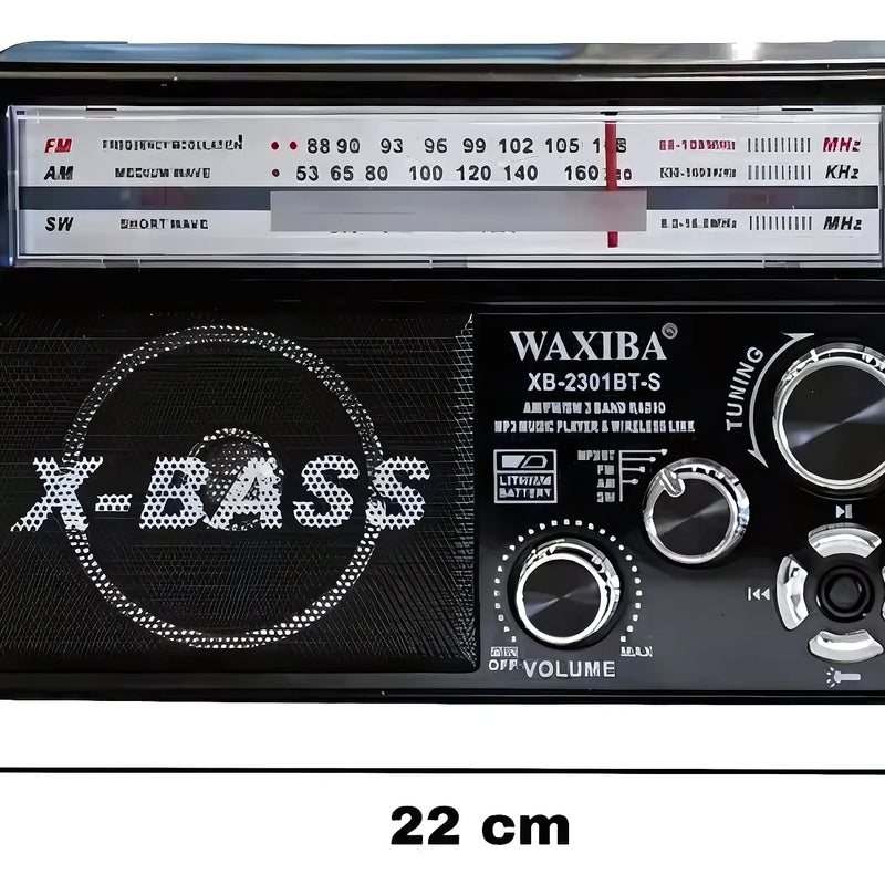 Radio Portátil Carga Solar Waxiba - Varietas Chile - Santiago