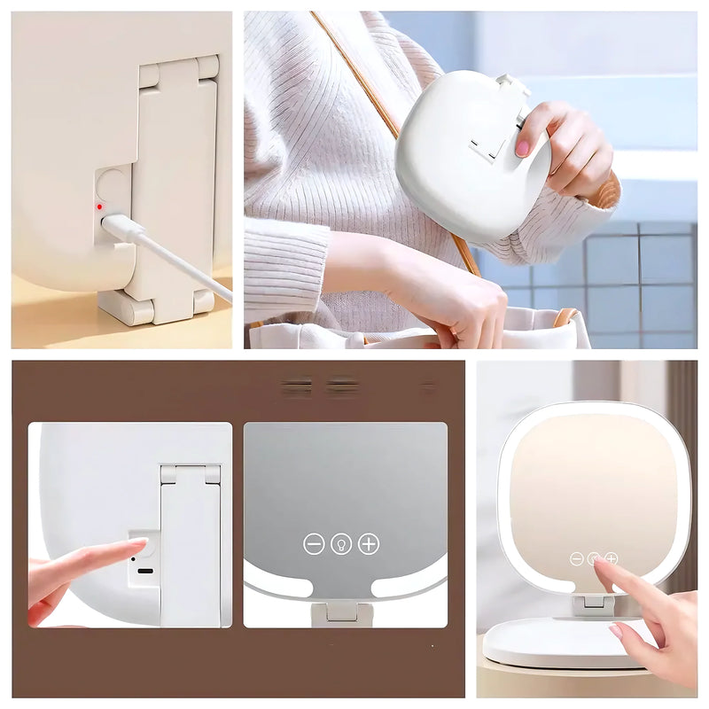 Espejo Luz Led Plegable Portatil - Varietas Chile - Santiago