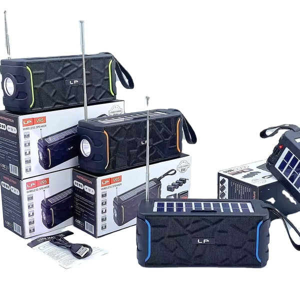 Parlante Bluetooth Radio Carga Solar - Varietas Chile - Santiago