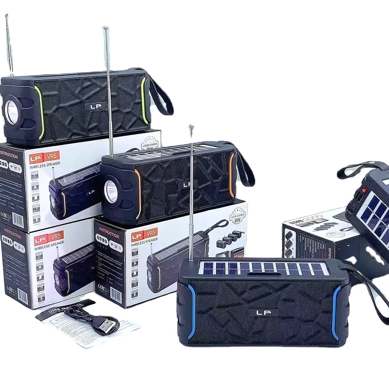 Parlante Bluetooth Radio Carga Solar - Varietas Chile - Santiago