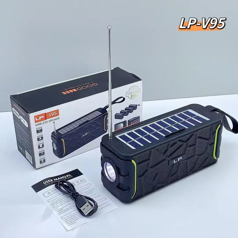 Parlante Bluetooth Radio Carga Solar
