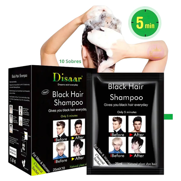 Shampoo Negro Cubre Canas Disaar 10 Sobr - Varietas Chile - Santiago