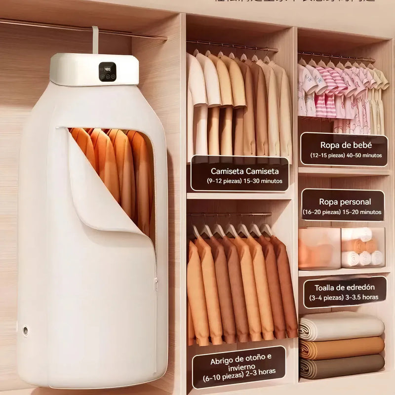 Secador De Ropa Portátil 10Kg Multi Uso
