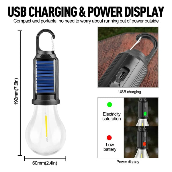 Ampolleta Solar Recargable Usb Emergenci