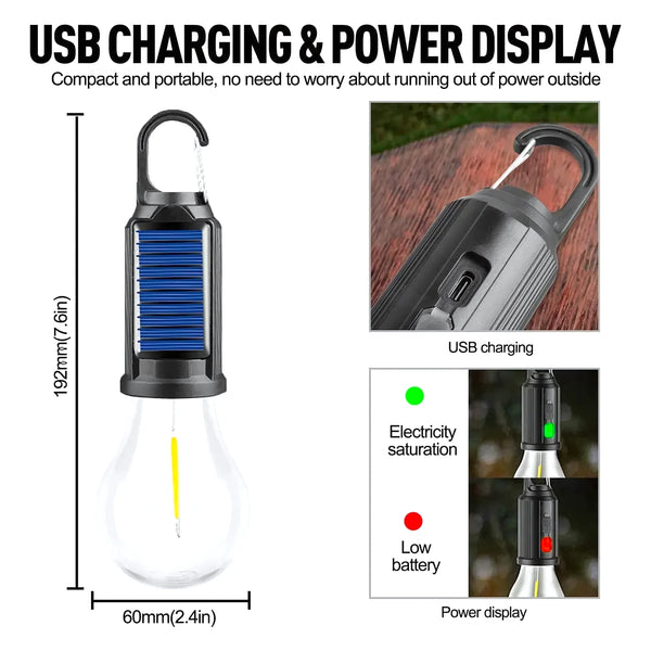Ampolleta Solar Recargable Usb Emergenci - Varietas Chile - Santiago