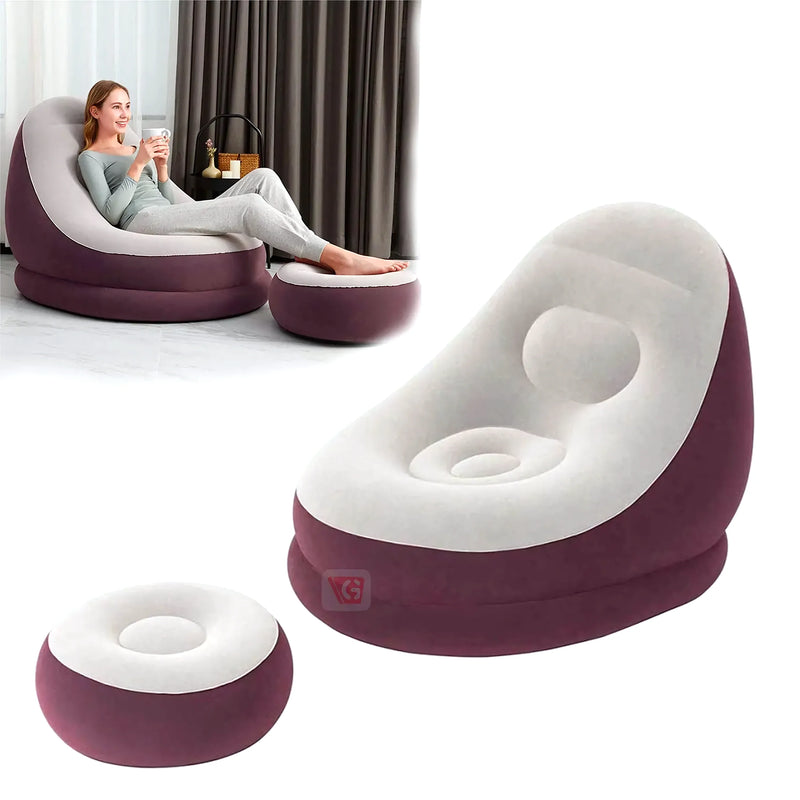 Sofa Inflable Con Puff - Varietas Chile - Santiago