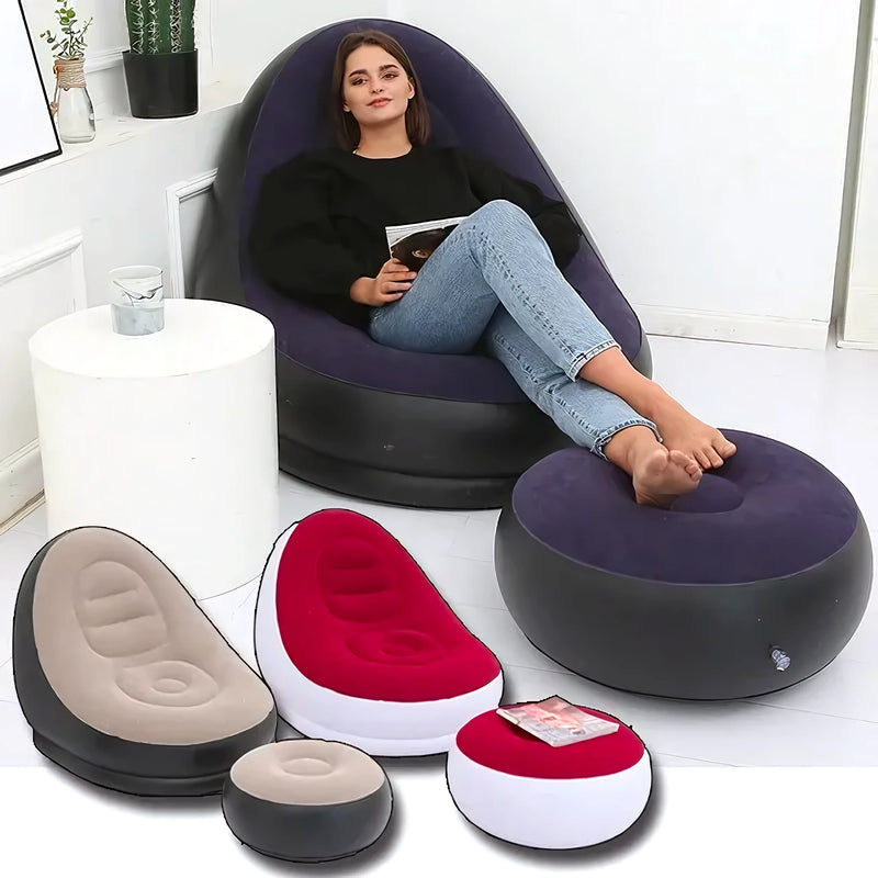 Sofa Inflable Con Puff - Varietas Chile - Santiago