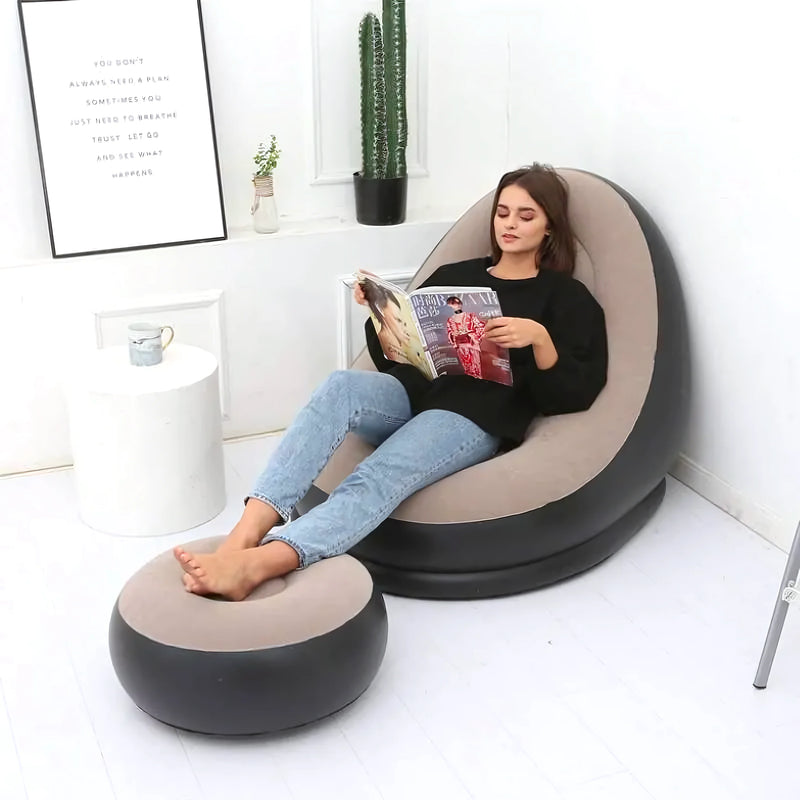 Sofa Inflable Con Puff - Varietas Chile - Santiago