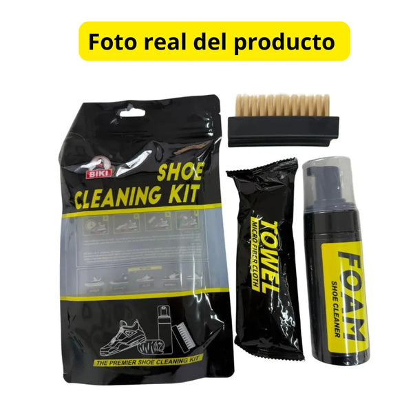 Kit Limpieza Zapatilla Espuma Blanquea