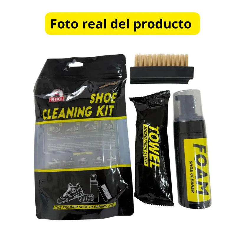 Kit Limpieza Zapatilla Espuma Blanquea