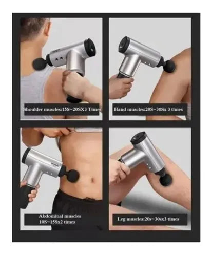 Pistola De Masajes Premium Recargable