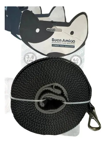 Correa Plana Resistente Perro 6Mtsx38Cm