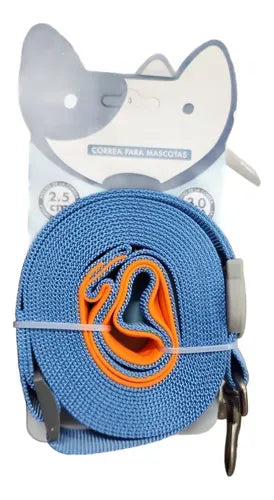 Correa Para Perro Agarre Acolchado Azul