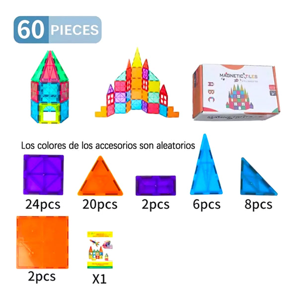 60Pcs Juguetes De Bloques - Varietas Chile - Santiago