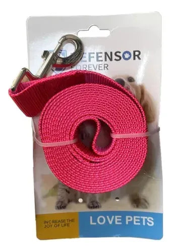 Correa Plana Larga Perro Rojo45Mx38Cm