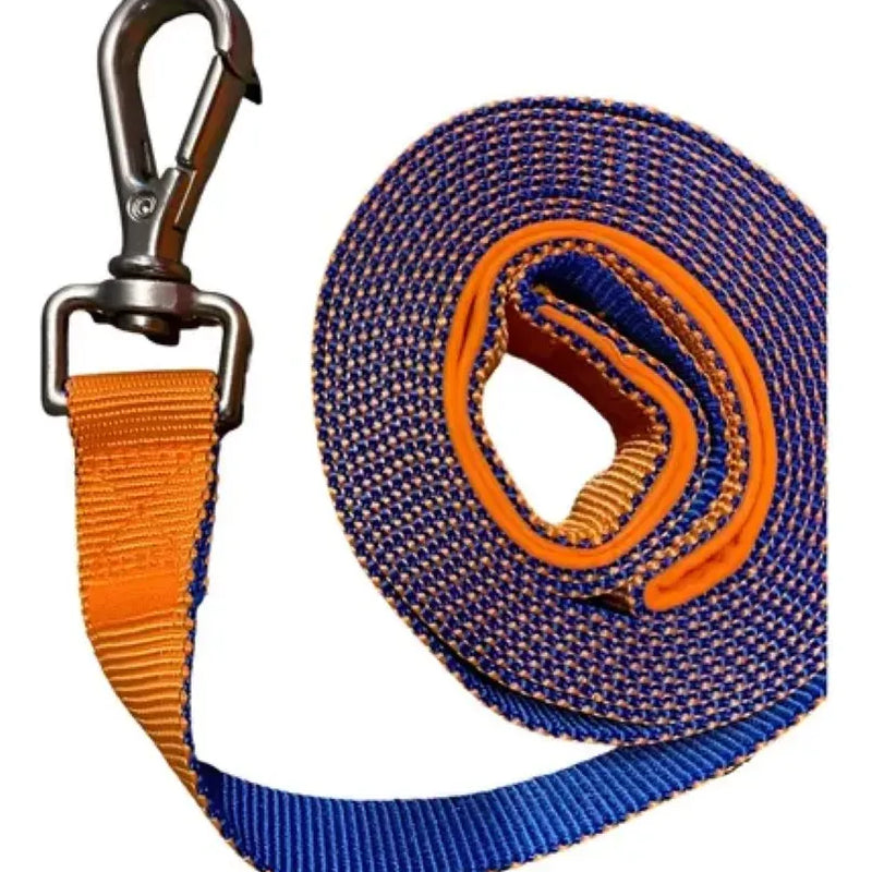 Correa Plana Perro Azul Naranj45Mx38Cm